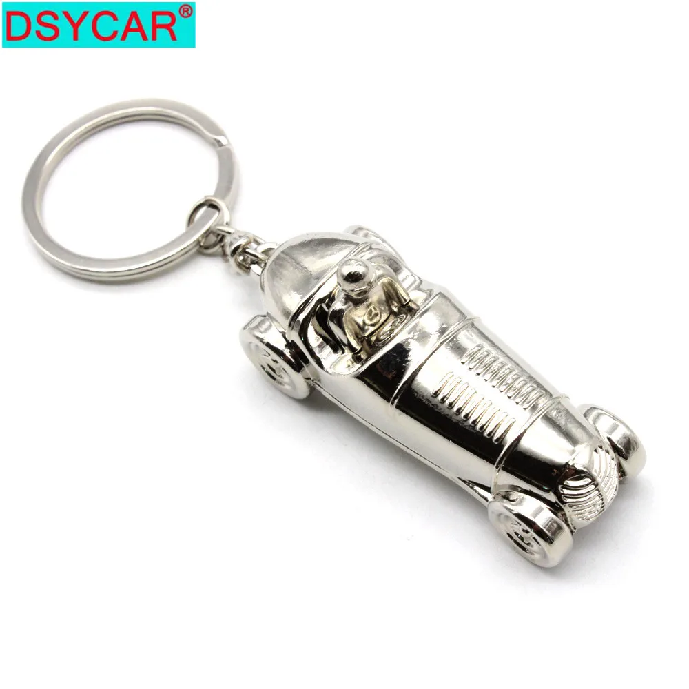DSYCAR 1 шт. металлический брелок для ключей модный автомобиля кольца брелоки