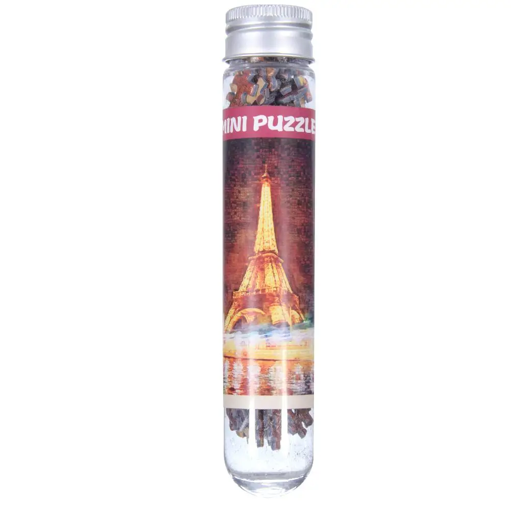 Eiffel Tower 150 HobbyLane, 150 шт, для детей и взрослых, креативный обучающий мини-головоломка, набор с трубочкой, бутылка, схема - Цвет: Eiffel Tower 150