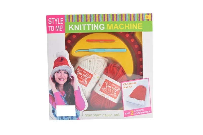 

DIY Christmas Cap Knit Device Christmas Handiwork for Making Creative Birthday Gift Christmas Gift Educational Toy