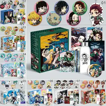 

2020 Anime lucky Gift Bag Cartoon Demon Slayer One Piece Toilet-Bound Hanako-kun Naruto Collection Bag Gift