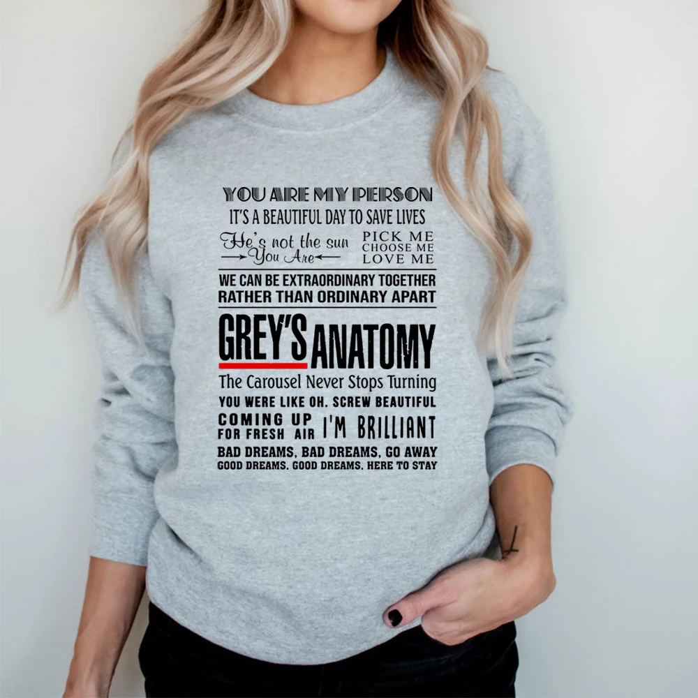 Maglietta Donna Vintage "You Are My Person" - Grey's Anatomy - Regalo Divertente Per Fan