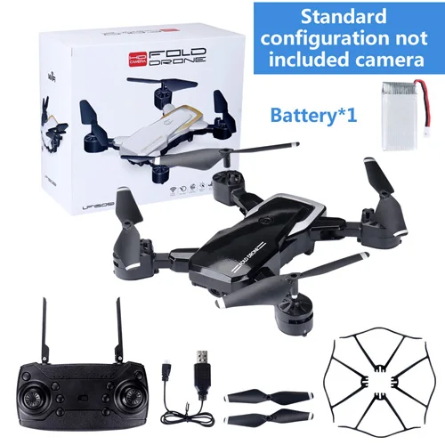 no camera black 1 Радиоуправляемый Дрон rc Самолеты складной LF609 Wifi FPV Квадрокоптер с 0.3MP/2.0MP камерой батарея детская игрушка взрослые подарок детские игрушки - Цвет: no camera black 1