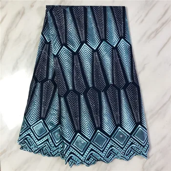 

Latest Cotton fabric African Nigerian Dry Lace Fabric 5YARDS/PC High Quality dubai fabric For Everyone Daily Cloths Sew 16L81101