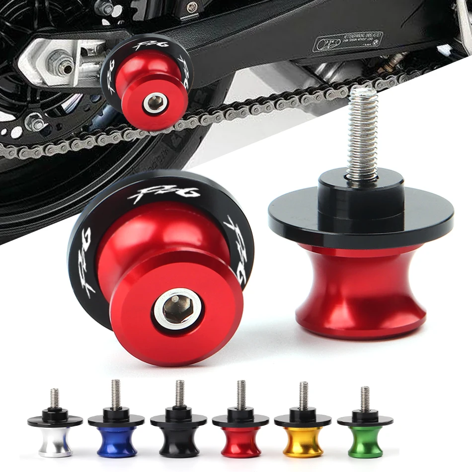 

Motorcycle 6MM CNC Swingarm Spools Stand Screws Slider For Yamaha FZ6 N S FZ6N FZ6S 2004-2016 2015 FZ-6S FZ-6N Accessories 6M