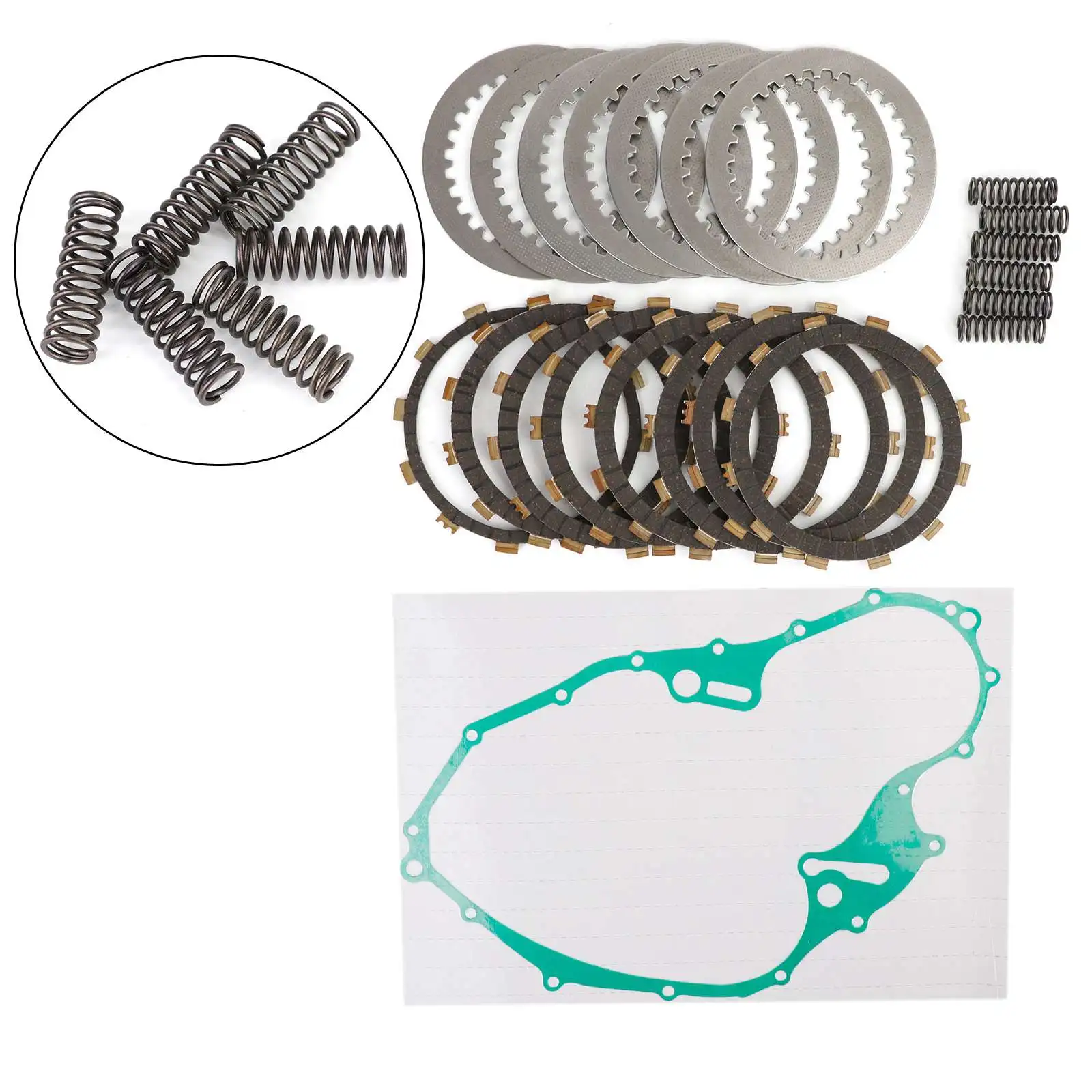 Areyourshop подходит для Yamaha Raptor 700 700R 2006-2018 Комплект сцепления диски прокладки пружины
