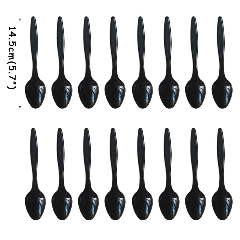 spoon Cyuan 30th украшения для вечеринки в честь Дня рождения поставки 30 золотые воздушные шары сверкающие Висячие закрутки 30 лет одноразовый набор столовых приборов - Цвет: spoon