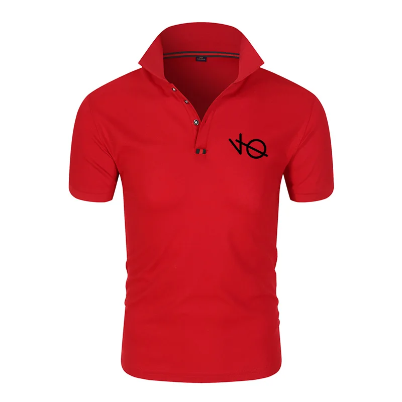 

2020 Mens Polo Shirt New Summer printing Short Sleeve Turn-over Collar Slim Tee Tops Simple and stylish Korean slim cotton