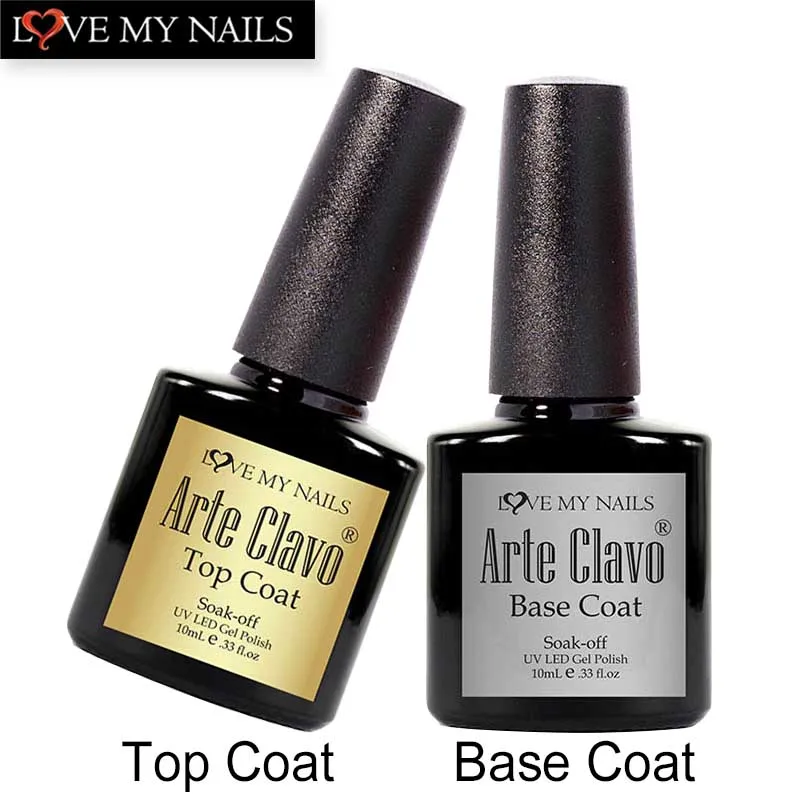10mlBaseTopCoat Arte Clavo 30 мл полигель для наращивания ногтей Впитывается быстрое наращивание здания светодиодный прозрачный УФ художественный Гель-лак для ногтей комплект - Цвет: 10mlBaseTopCoat