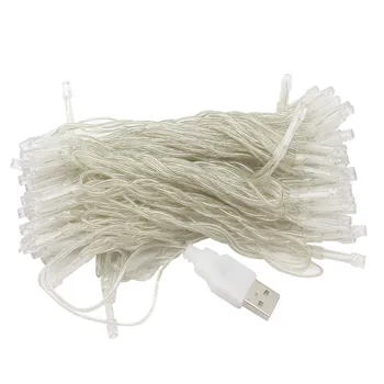 

New 10M DC5V USB LED String Lights Holiday Lighting Fairy Garland for Christmas Tree Wedding Party Decoration Light Warm White