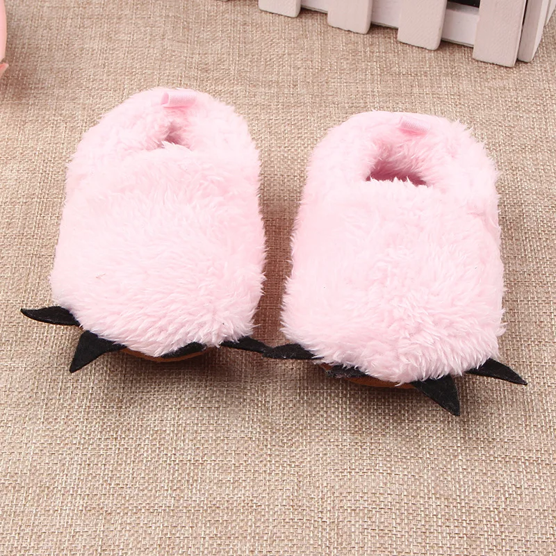 Koovan Children Home Shoes Winter Warm Stuffed Claws Out Shoes Baby Toddler Firstwalkers For Baby Boys Girls Lovely Slipper