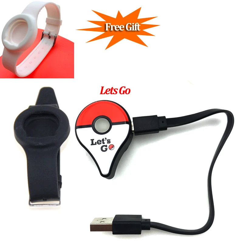 Авто/ручная ловля Bluetooth интерактивный браслет часы+ зарядное устройство кабель игровой аксессуар для nintendo Pokemon Go Plus дропшиппинг - Цвет: LTES GO
