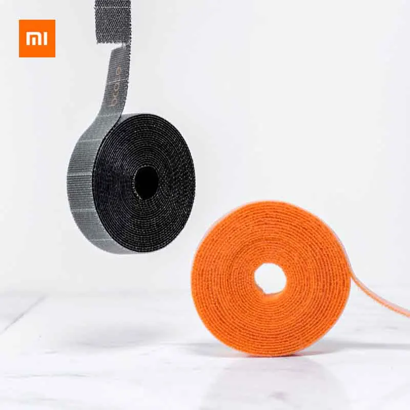 Xiaomi Youpin Bcase отрывная липучка Простота в использовании легко хранить полипропиленовый крючок материал провода для хранения подходит для офиса автомобиля учебы 1 м/3M