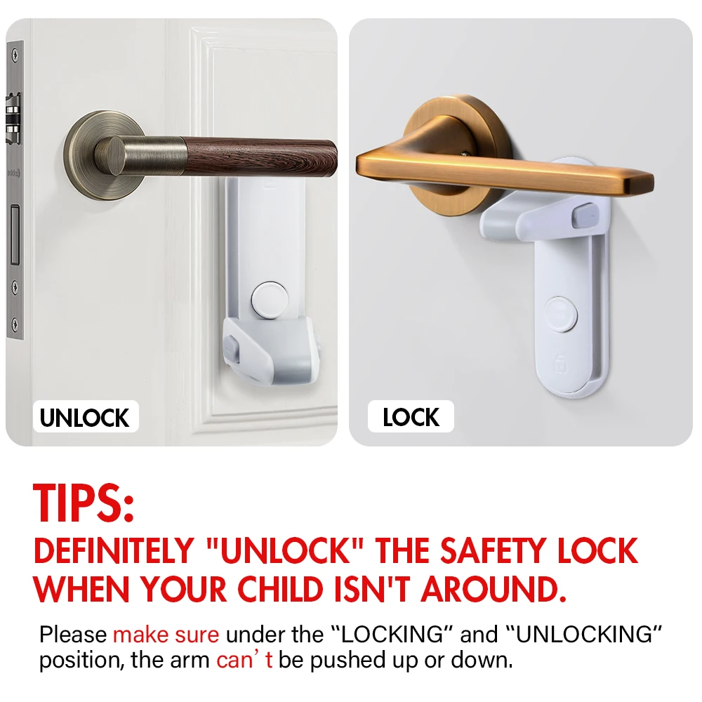 Door Lever Handle Lock for Baby Proofing | Evenflo Official Site