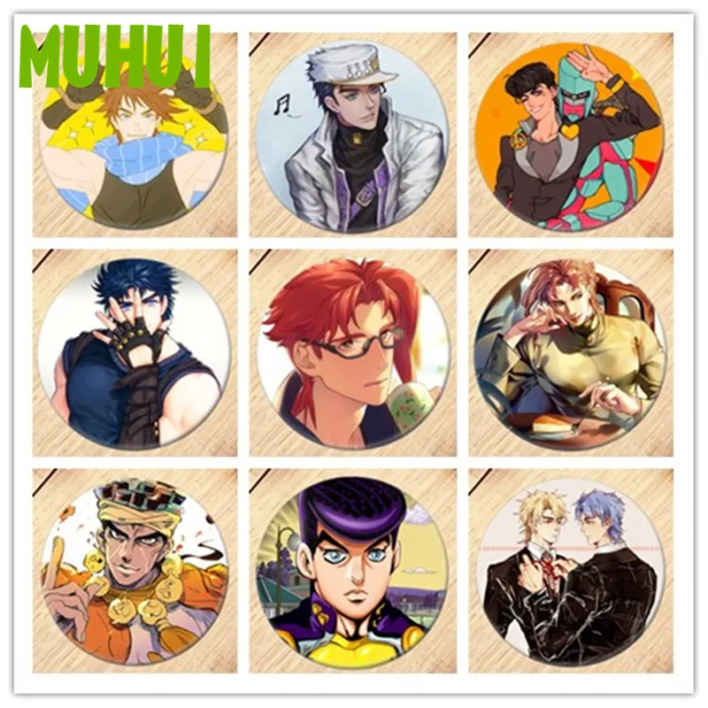 1 шт. аниме Kujo Jotaro брошь значок на булавке аксессуары для одежды украшение рюкзака
