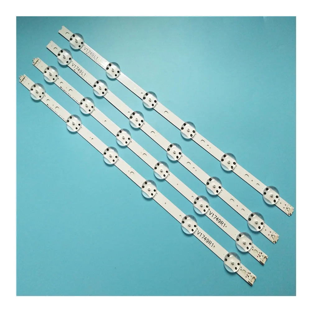 4 шт./компл. светодиодный Подсветка полосы для LG 49UJ6525 49UJ6585 49UV340C 49UJ6565 49UJ651V 49UJ670V 49UJ701V