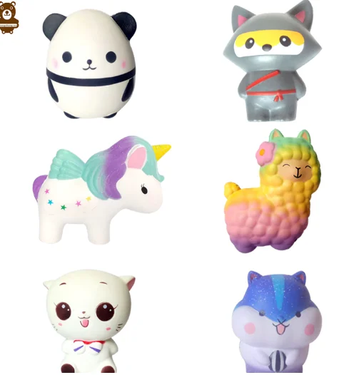 Сжимающая облегчение стресса мягкая игрушка из вспененного ПУ kawaii Ароматизированная милая игрушка из пены
