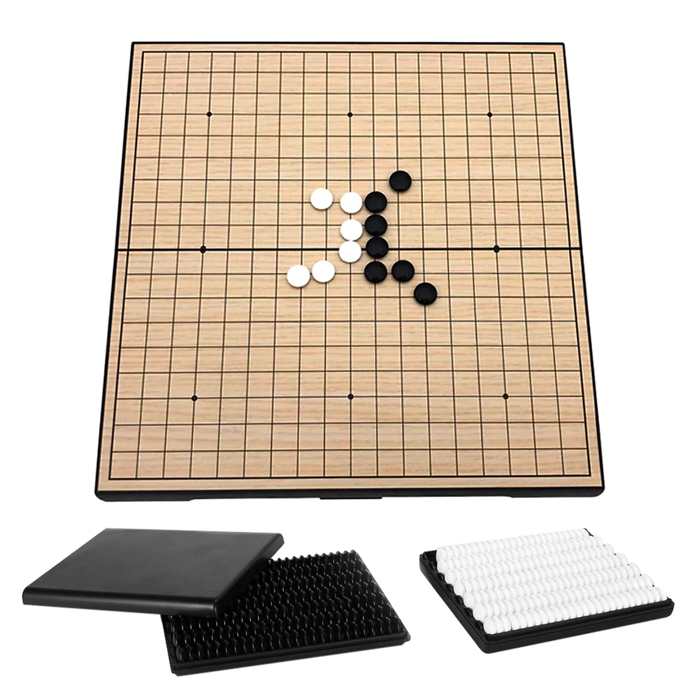 Go игровой Набор для путешествий Go настольная игра Магнитная Шахматная настольная игра с пластинами для хранения для взрослых и детей