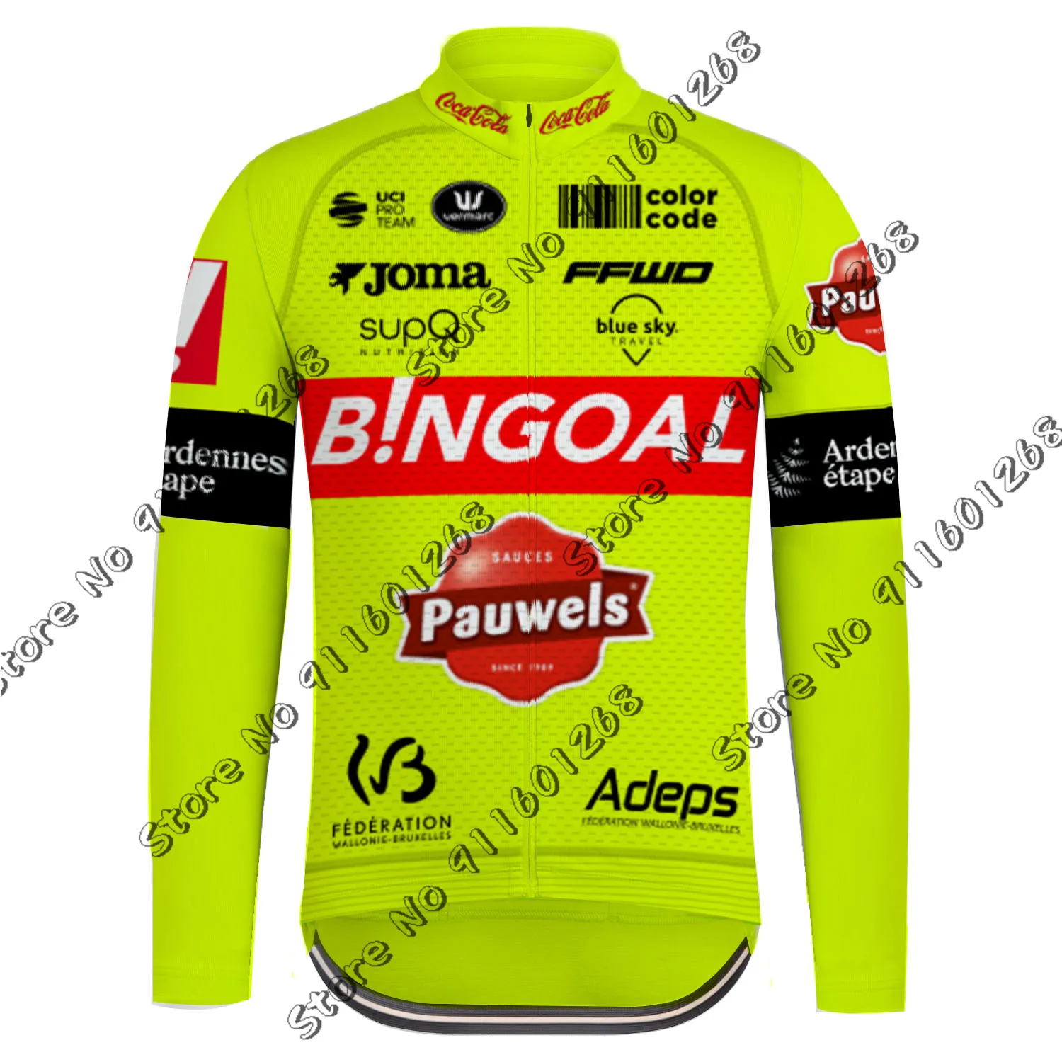 Командная ветрозащитная Мужская зимняя веломайка Bingoal Pauwels sauce WB 2022 с длинным