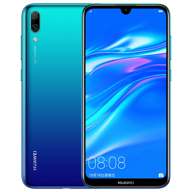 Сотовый телефон HuaWei Y7 Pro 2019 Enjoy 9 4G LTE 6 26 дюйма Android 8 1 Восьмиядерный 4000 мАч 4 Гб ОЗУ 128