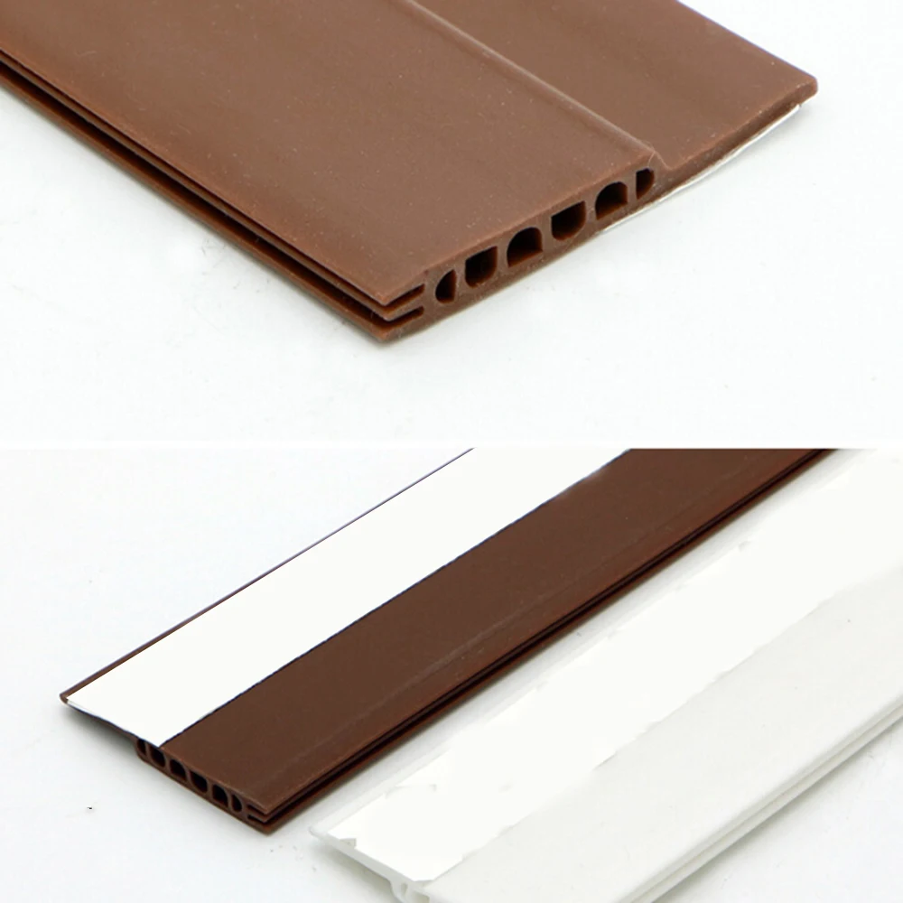 

45mm Door Window Seam Bottom Seal Self Adhesive Sound Insulation Strip Security Door Waterproof Rubber Strip Windproof Stickers