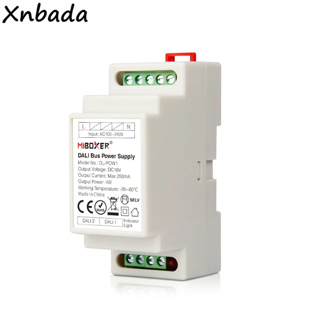Milight DL-POW1 с цифровым адресным интерфейсом автобус Питание(DIN рельс) AC100-240V 50/60Hz DC16V
