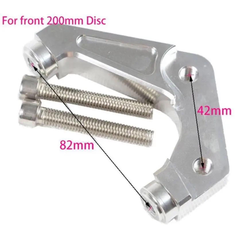 Motorcycle brake caliper adapter code 200/220mm core front fork caliper fixed code electric conversion parts brake pump bracket