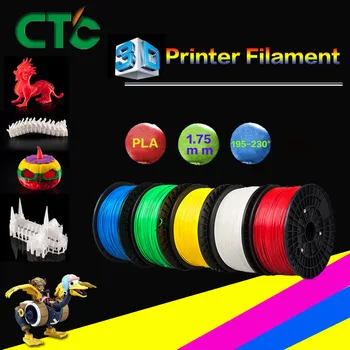 

3D filament PLA filament Multi-colors plastic spools filament 1.75 3D printer filament impressora 3D filamento