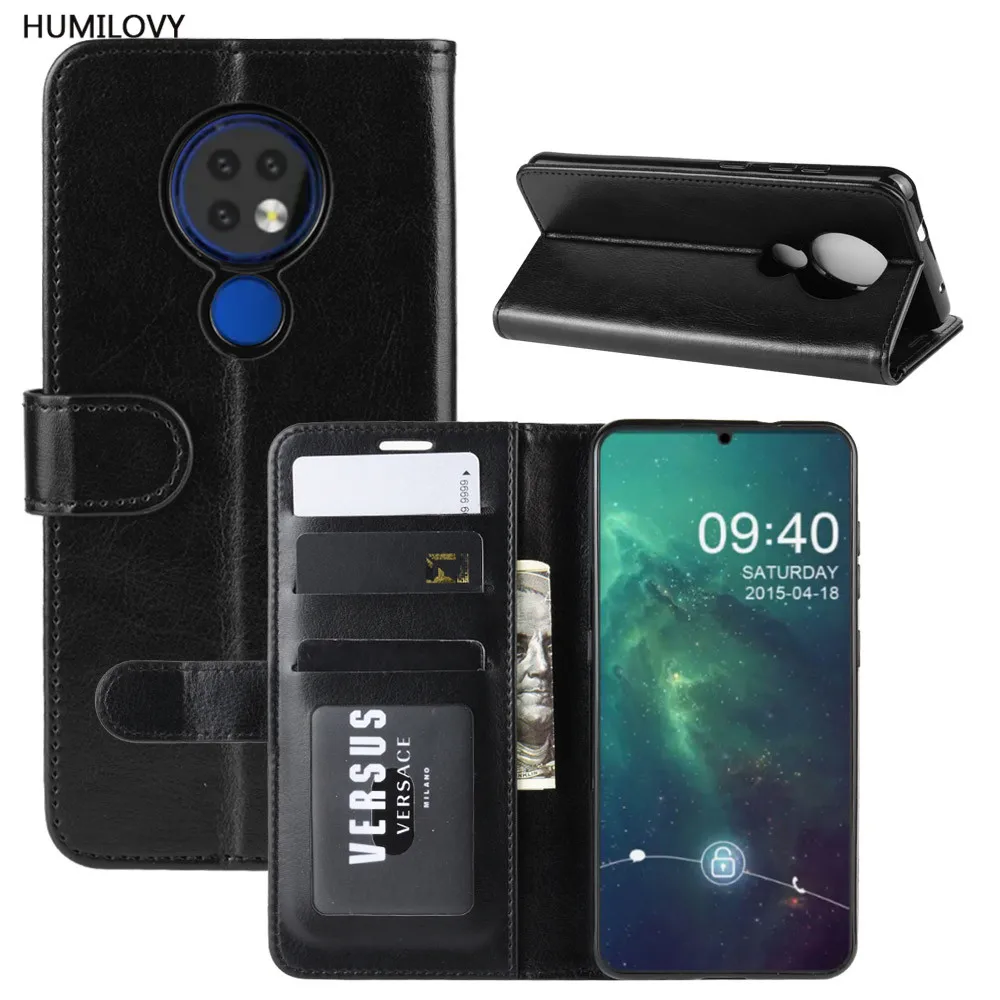 

For Capa Nokia 6.2 Case Book Cover Wallet PU Leather Bag Flip Case Card Slot For Nokia 6.2 TA-1198 TA-1200 TA-1187 TA-1201 Cover
