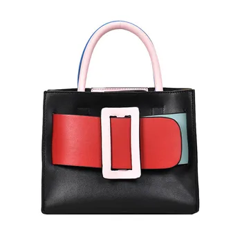 

Women Handbags British Fashion Designer Handbag New High Quality PU Leather Women Bag Lattice Chain Tote Shoulder Crossbody Bags