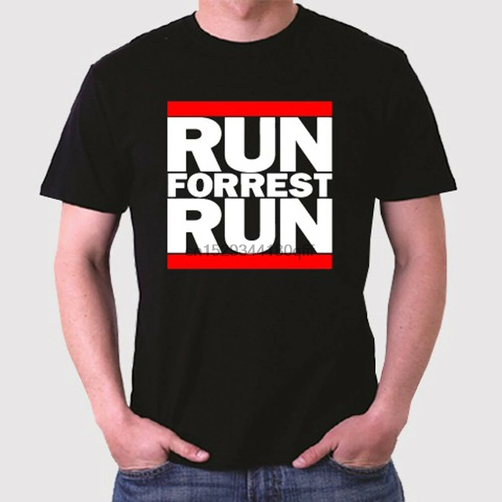 Новая мужская черная футболка Forrest Gump Run размер S до 3XL|Футболки| |