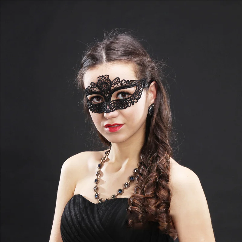 3 шт., Маскарадная маска, черная Сексуальная кружевная Маска для карнавала, Хэллоуина, маскарада, Вечерние Маски, праздничные Вечерние Маски