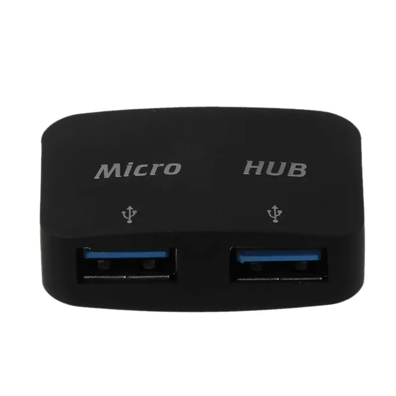 Микро USB на 2 порта USB 2,0 OTG концентратор адаптер для samsung Android телефон планшетный ПК LX9A