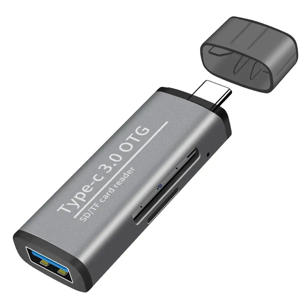 Usb type C высокоскоростной TF SD кард-ридер USB 3,0 OTG адаптер SDHC SDXC MMC кардридер Micro SD/TF CF MS Microsd считыватели
