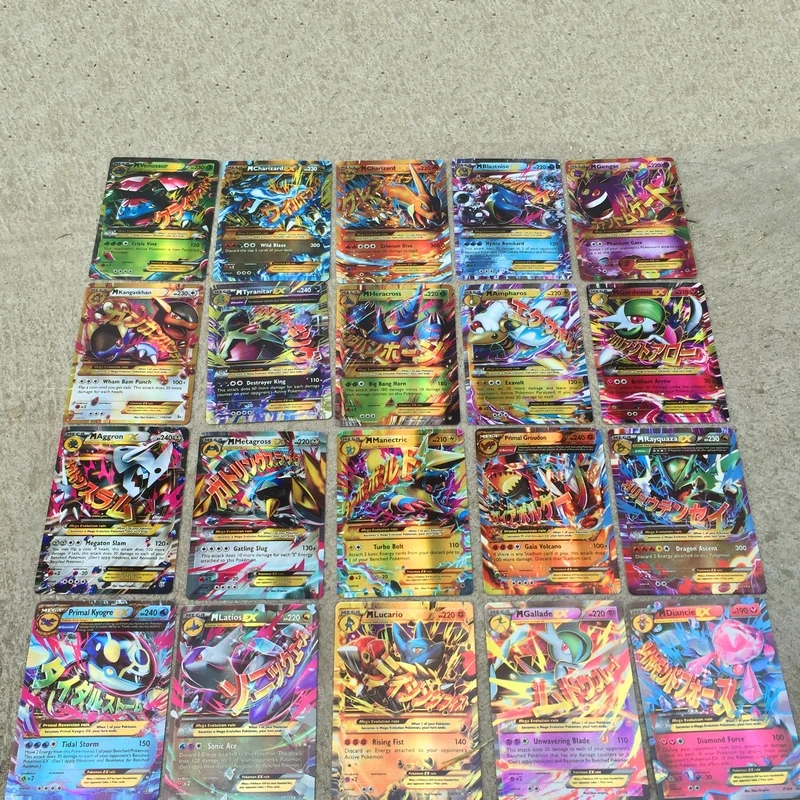 Флеш-карты TAKARA TOMY Pokemon,, 20 шт., Мега покрытие, флеш-карта, 3D версия, коллекционная карта, подарок для детей, детская игрушка