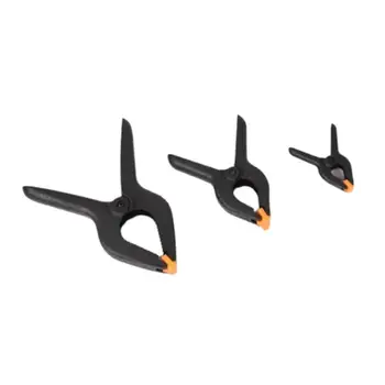 

2pcs 2/4 inche Portable Plastic Nylon Toggle Clamps Spring Photo Tools For Woodworking Studio Clip Hand Background Clamp DI Y6O2