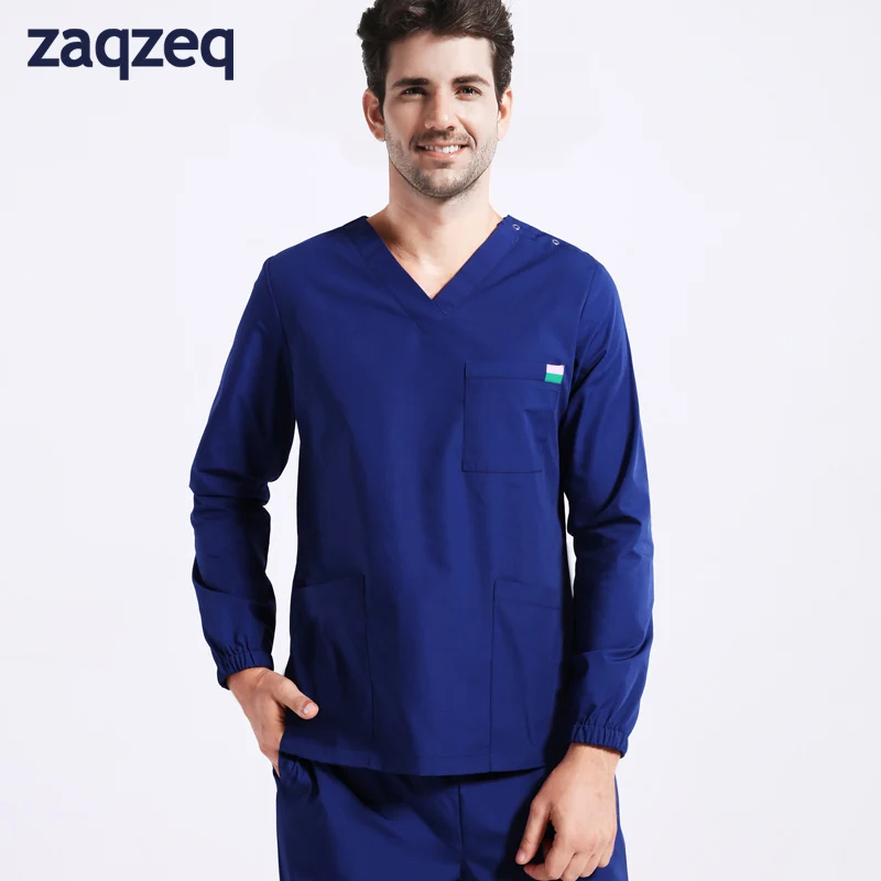 Workwear мужской топ с треугольным вырезом и брюки завязками|Спортивные костюмы| |