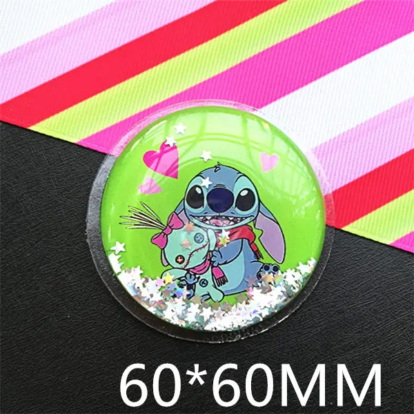 60x60MM 10 шт./лот 70X55 мм мультяшный водный шейкер - Цвет: 60x60MM