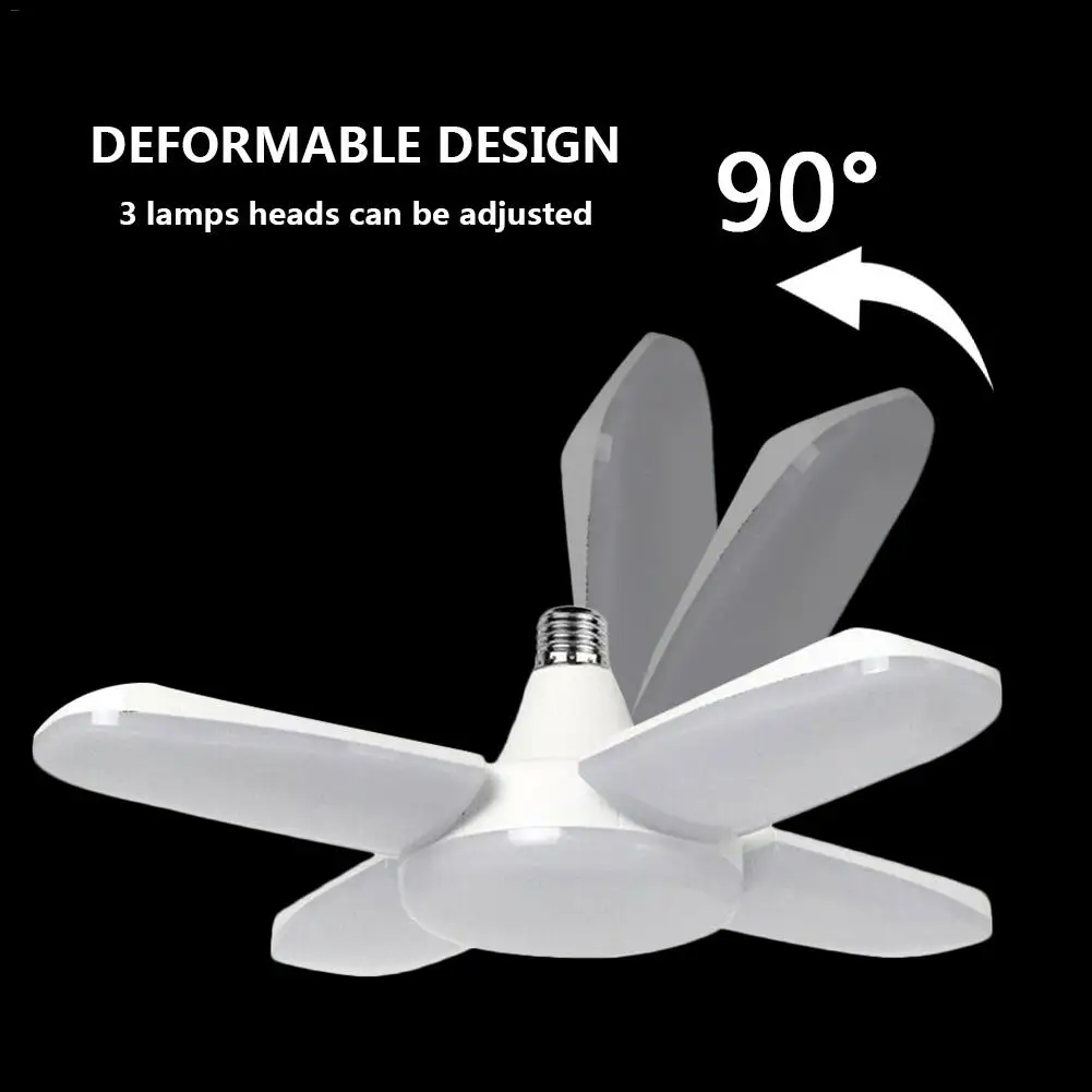 80W 8000lm LED Ceiling Lamp Deformable E27/E26 Worklight Home Garden Tool | Лампы и освещение
