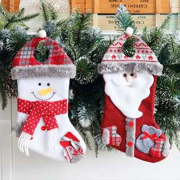 

2PCS Christmas Pendant Ornaments Home Furnishing Decoration Tree festival atmosphere hanging Ornament prop Holiday Gifts 2020