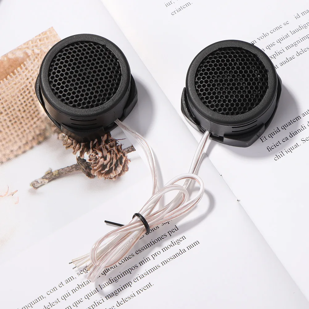 1Pair Universal High Efficiency Mini Dome Tweeter Treble Loudspeaker 2x Loud Speaker Super Power Audio Sound Car Stereo Speakers