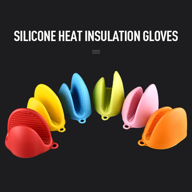 Non-slip1Pc силиконовые термостойкие перчатки зажимы изоляция антипригарные противоскользящие горшочки держатель зажим для приготовления выпечки прихватки