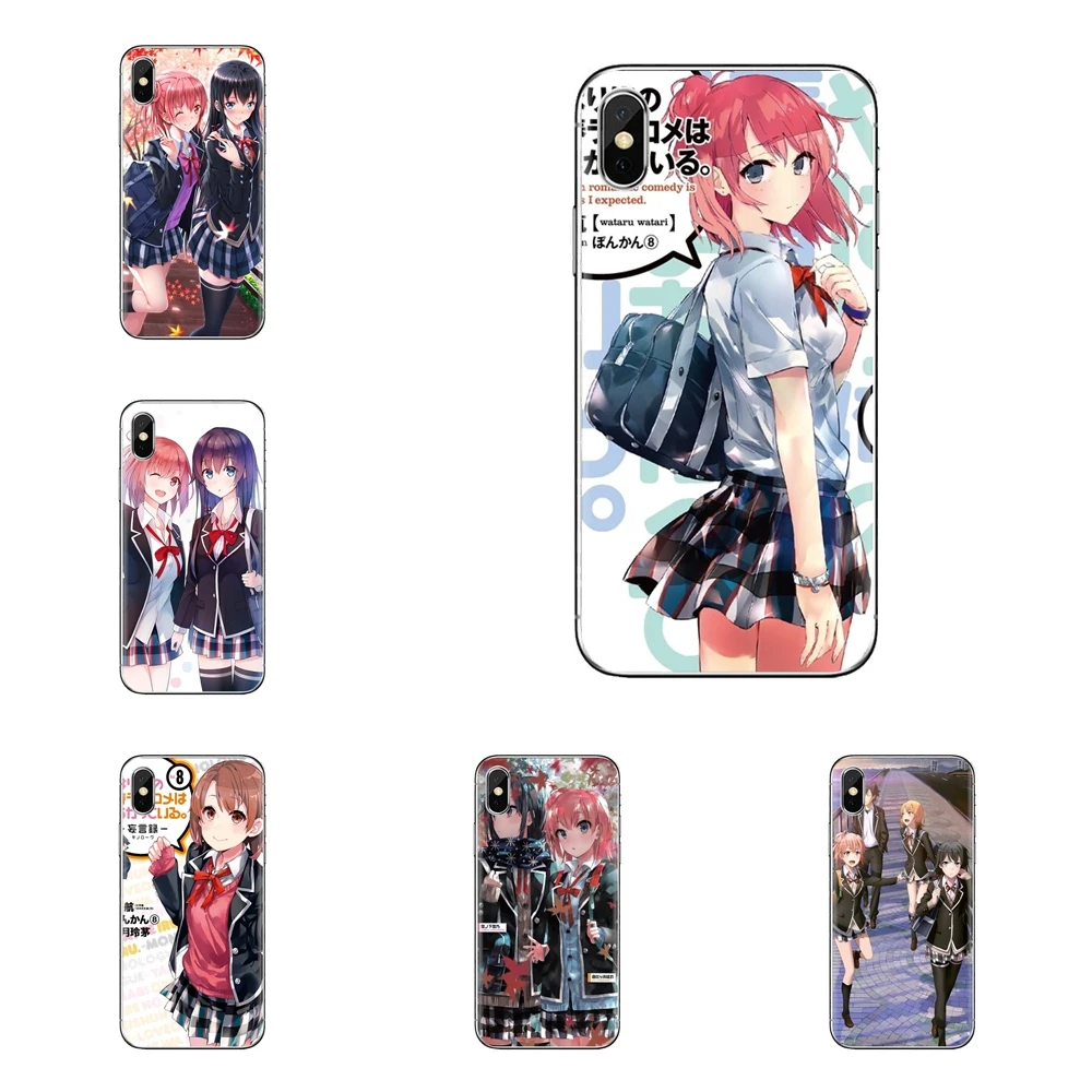 Для iPod Touch Apple iPhone 4 4S 5 5S SE 5C 6 6S 7 8 X XR XS Plus MAX Yahari Ore no Seishun прозрачные мягкие
