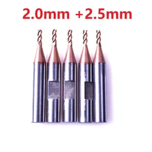 5 шт./лот, оригинальное качество, 2,0 мм+ 2,5 мм, фреза для мини-фрезы Condor IKEYCUTTER, Кондор XC-007, серия Master, машина для резки ключей