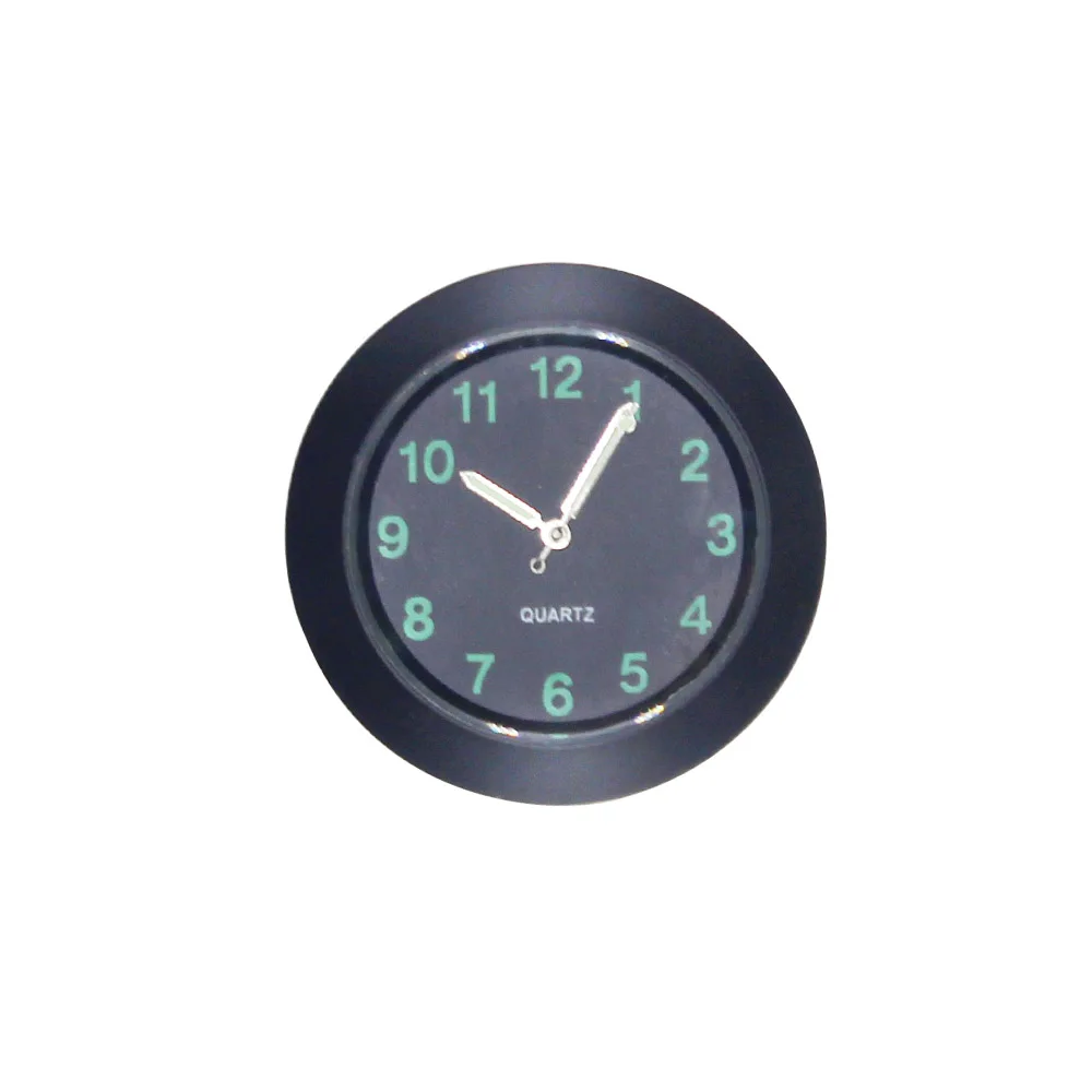 Car Clock Luminous Mini Automobiles Internal Stick-On Digital Watch Mechanics Quartz Clocks Auto Ornament 43mm