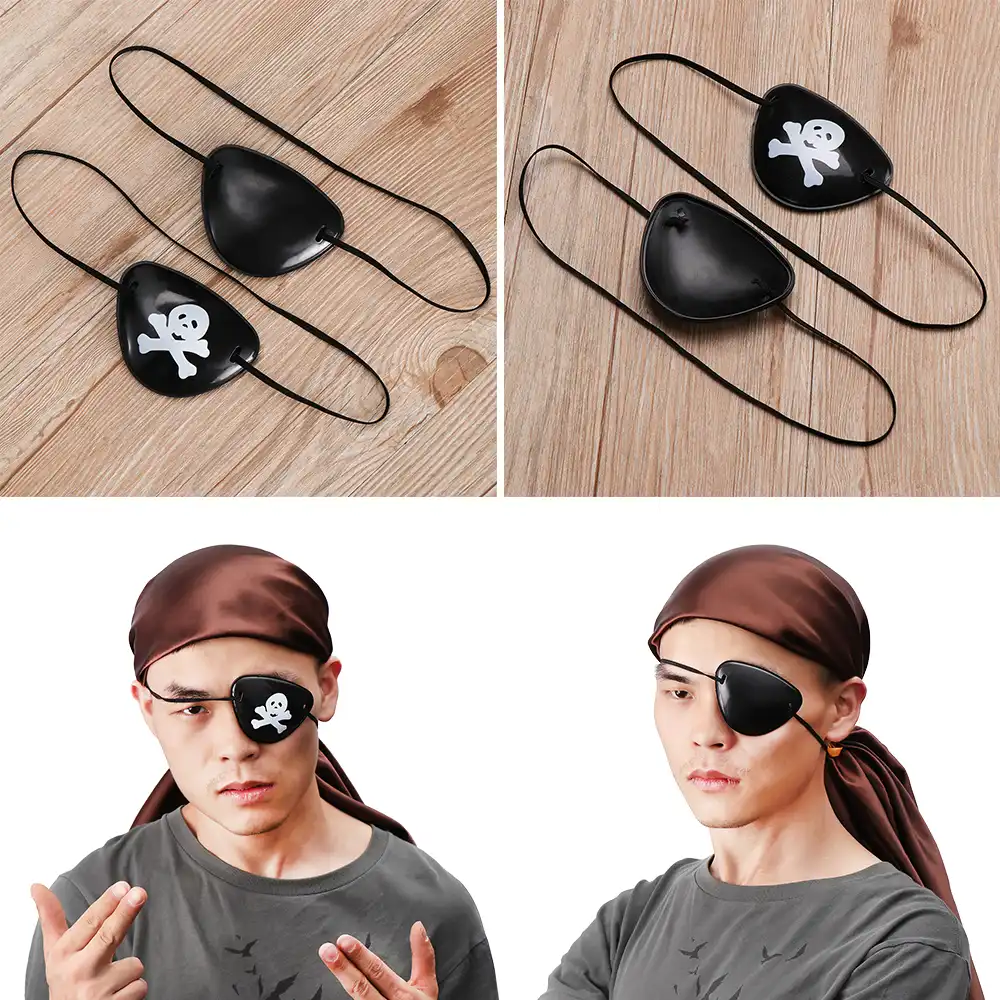 1pc mask pirate eyeshade halloween ornament eye