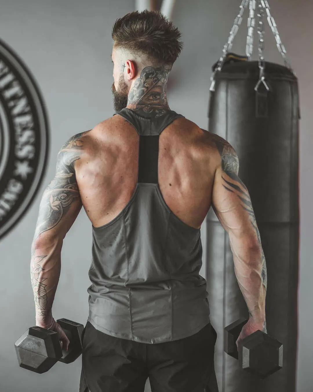 Männer дошкольного тренажерный зал Muskeltraining Стрингер Толстовка для бодибилдинга, Фитнес майка Weste де