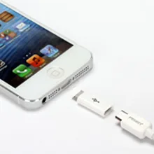 2 шт. микро USB кабель для 8 Pin адаптер для IPhone 8 7 6 6S 5 5S 5C X для Ipad конвертер зарядное устройство Женский адаптер для IPhone