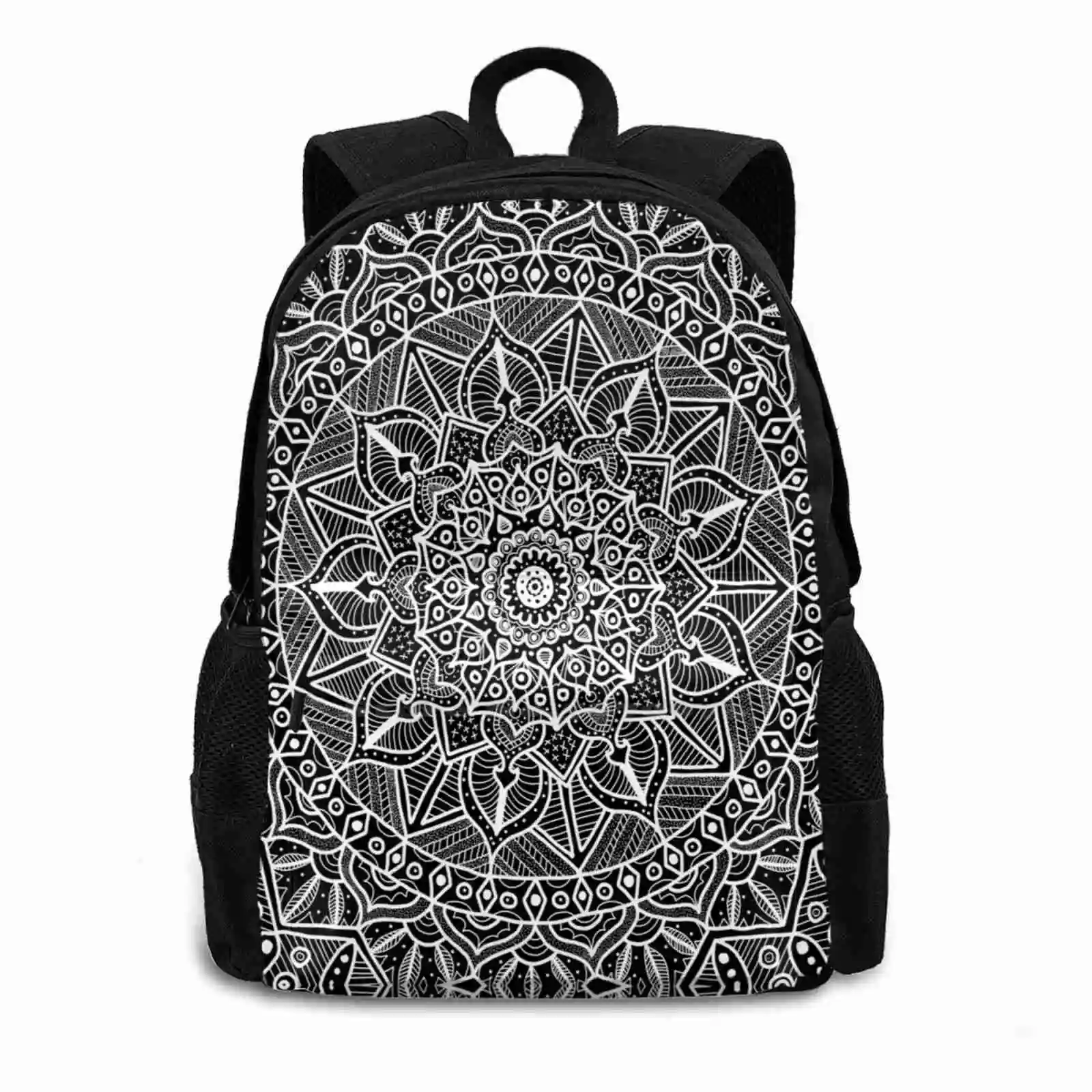 Mochila efecto piel mandalas