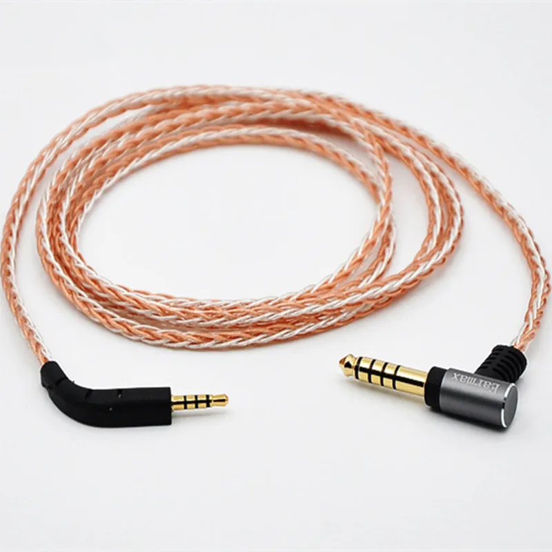 

120CM/4ft 4.4MM Earphone Headphone BALANCED Audio Cable Line For B&W For Bowers &For Wilkins P7/P7 Wireless Built-In 8 Core