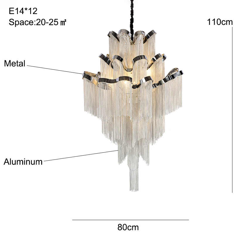 Новая роскошная люстра потолочная для гостиной потолочные люстры в зал Подвесная лампа с навесом в спальню современная бесеребристная подвесная лампа в атриум - Цвет абажура: E14x12